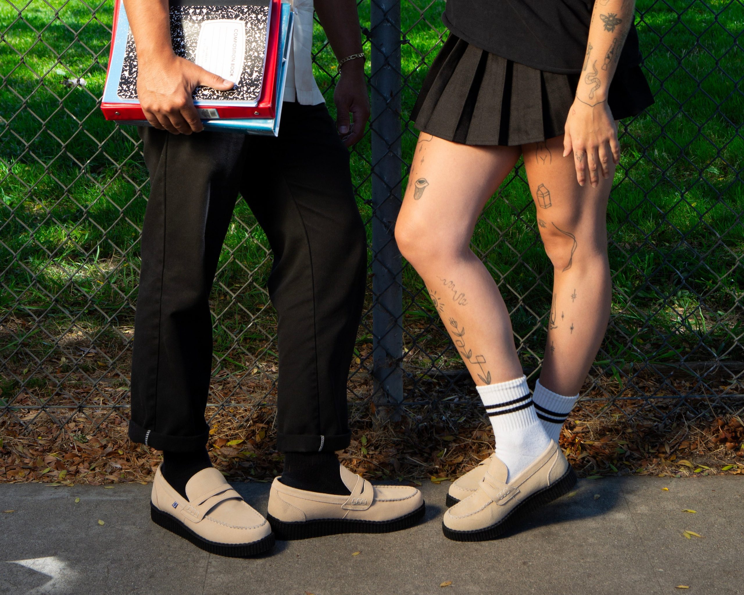 Tan Suede Penny Loafer Viva Low Creeper - Image 8