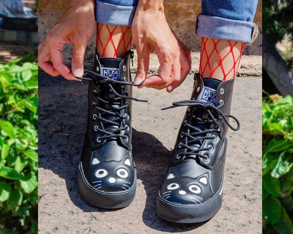 Black Kitty Sneaker Boot - Image 2