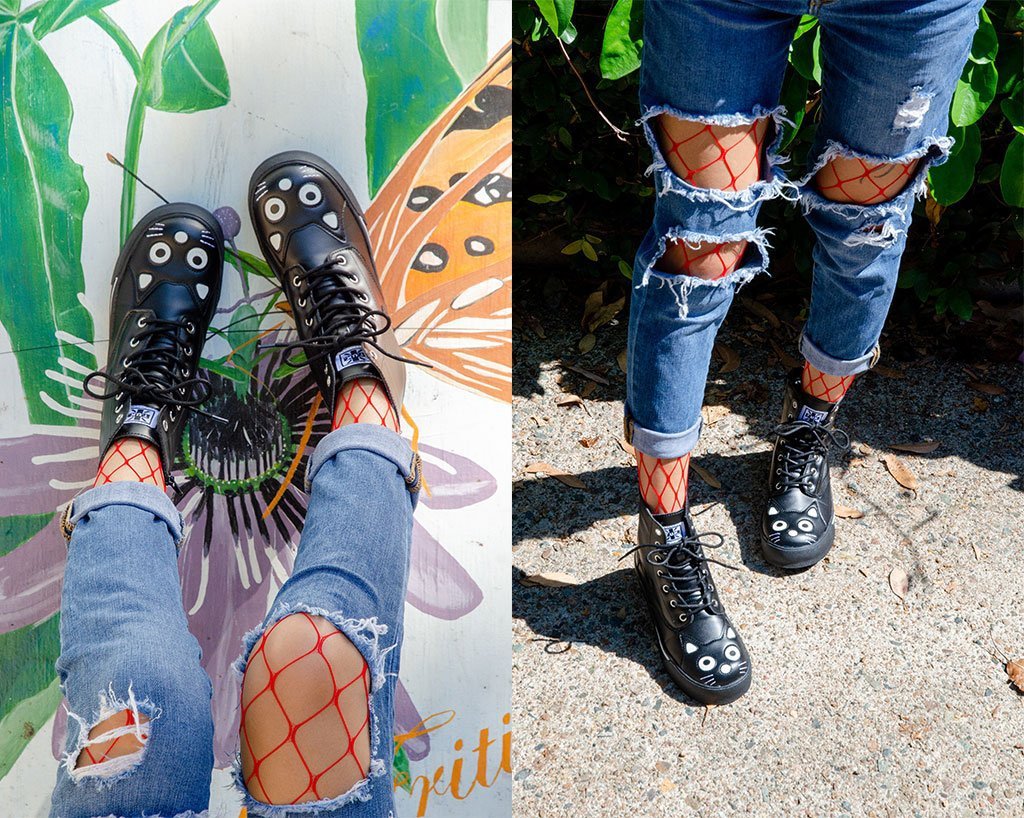 Black Kitty Sneaker Boot - Image 6