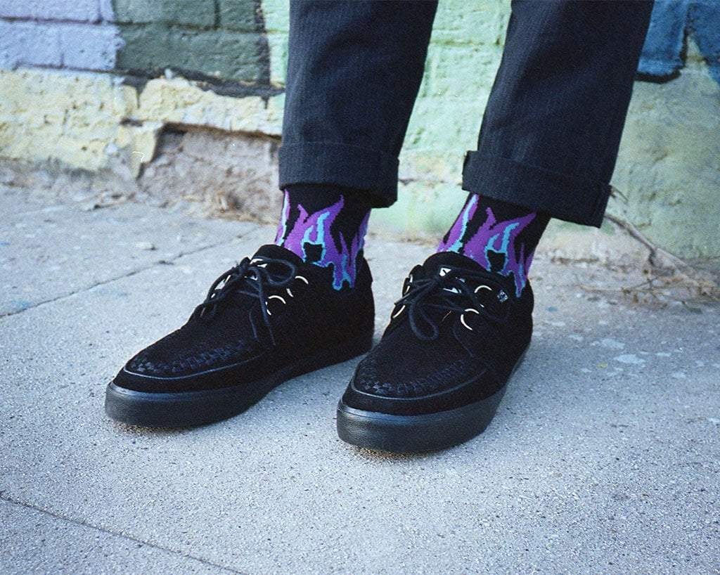 Black Suede D-Ring Sneaker - Image 2