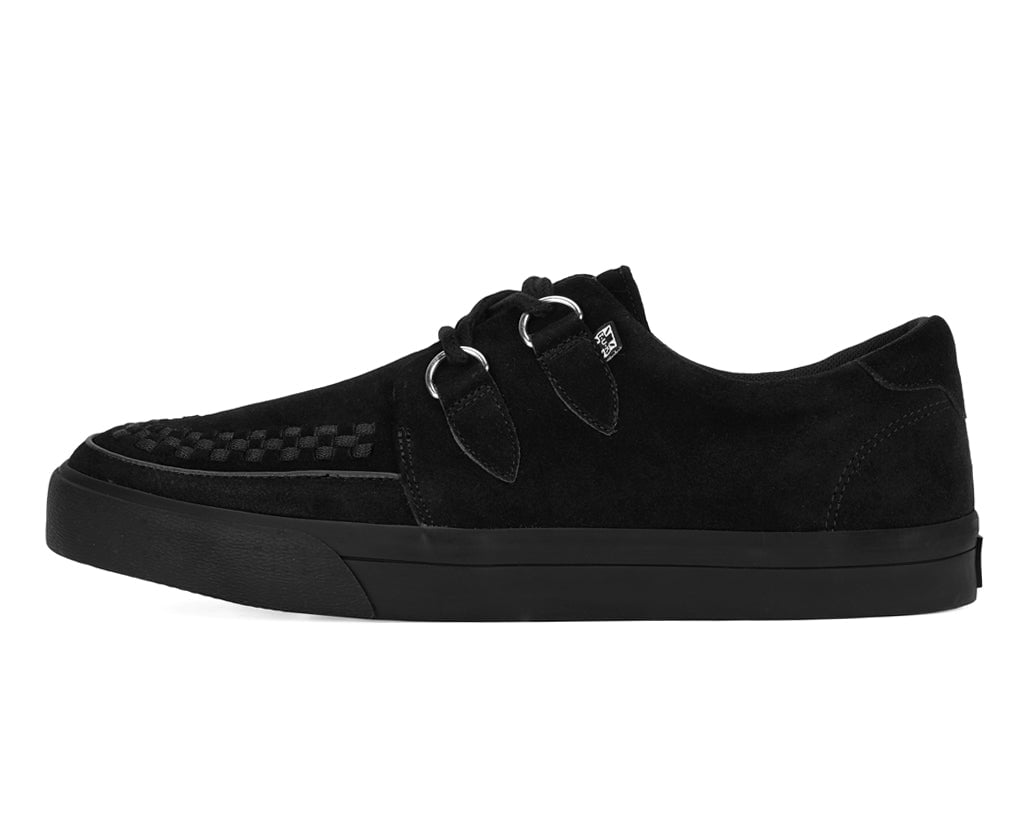 Black Suede D-Ring Sneaker - Image 7