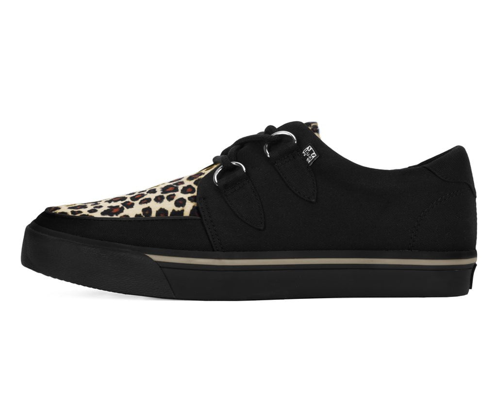 Black & Leopard Vegan Sneaker - Image 7