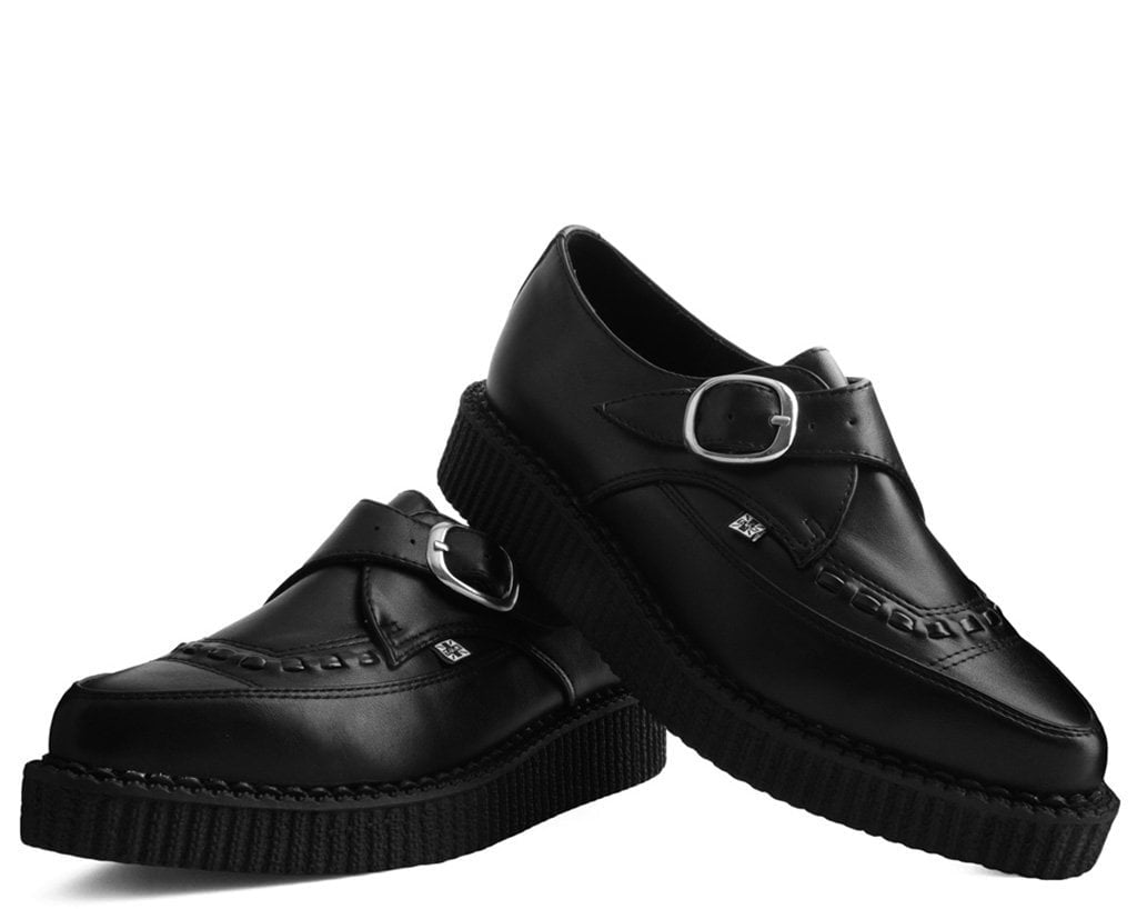 Black TUKskin™ Pointed Buckle Creeper - Image 3