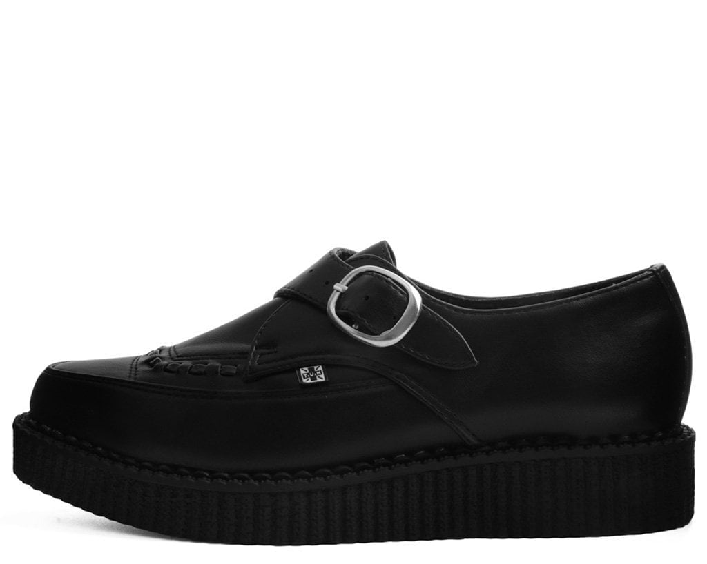 Black TUKskin™ Pointed Buckle Creeper - Image 4