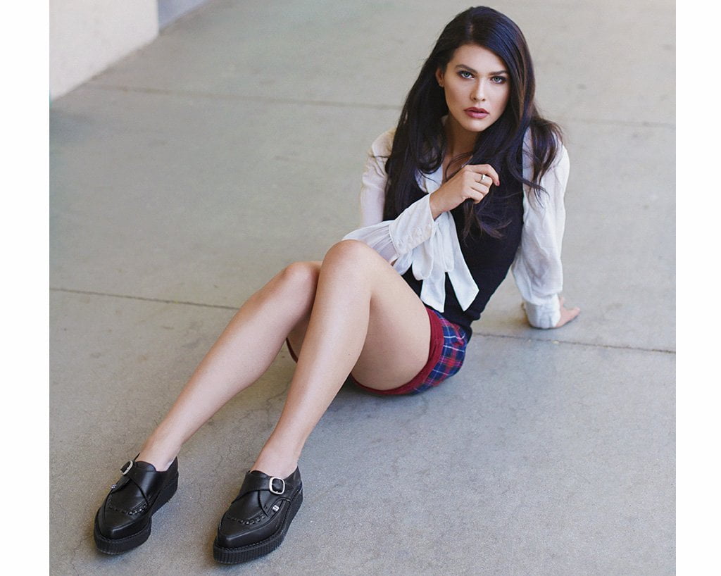 Black TUKskin™ Pointed Buckle Creeper - Image 8