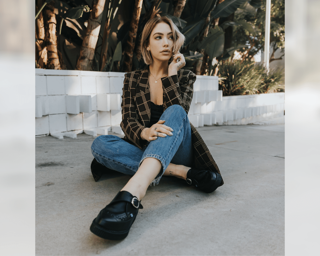 Black TUKskin™ Pointed Buckle Creeper - Image 6