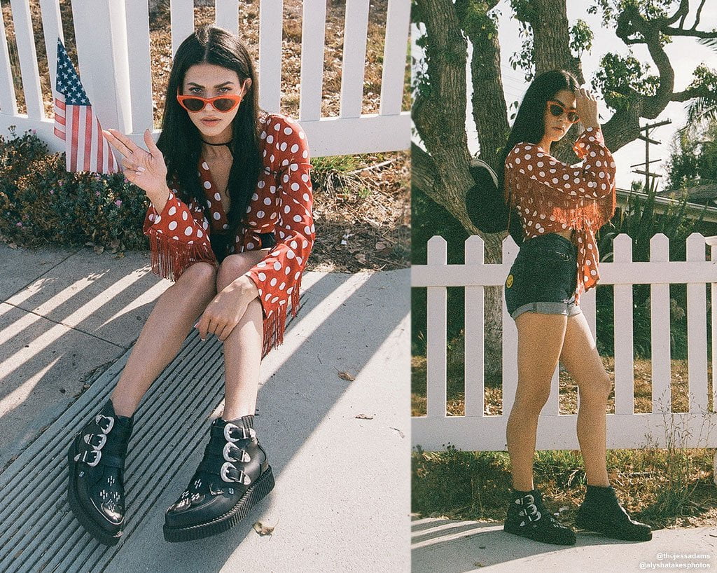 Black TUKskin™ Western Buckle Pointed Boot - Image 7