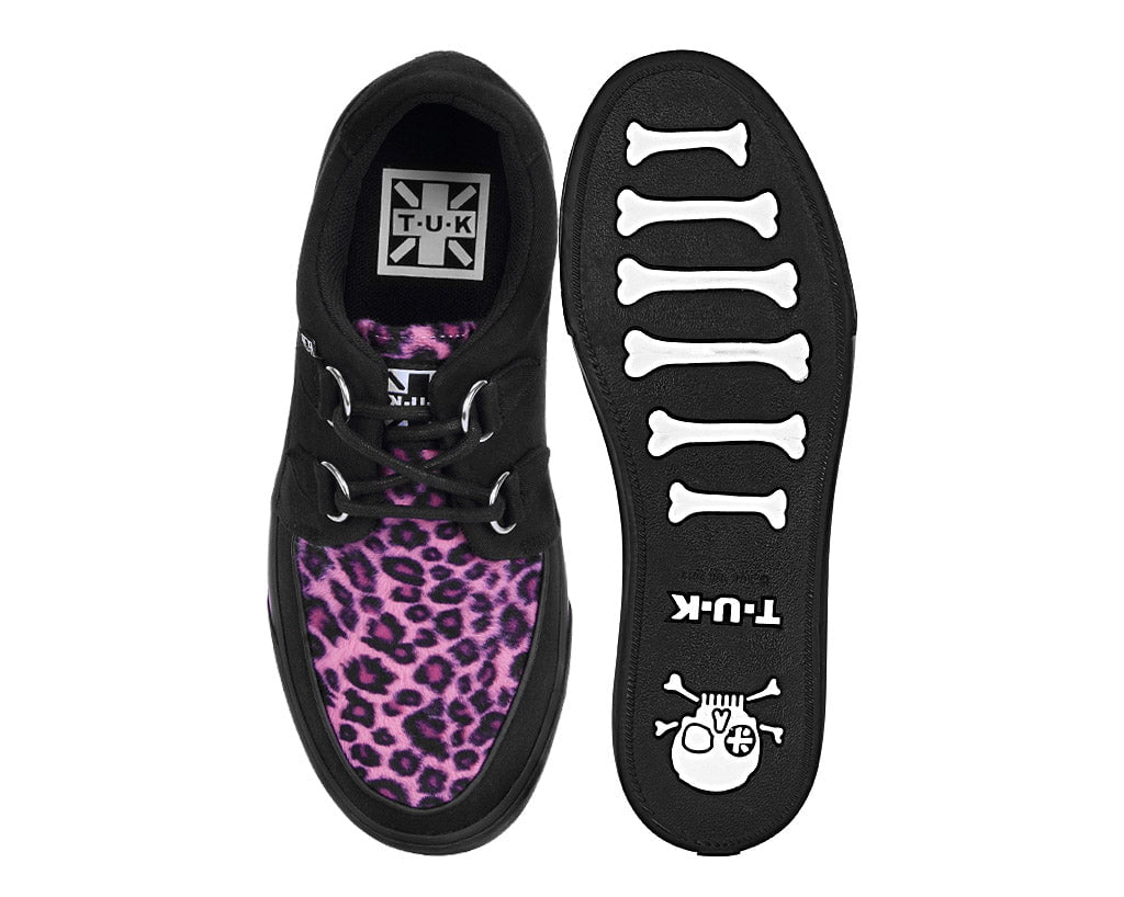 Black & Pink Leopard Sneaker - Image 5