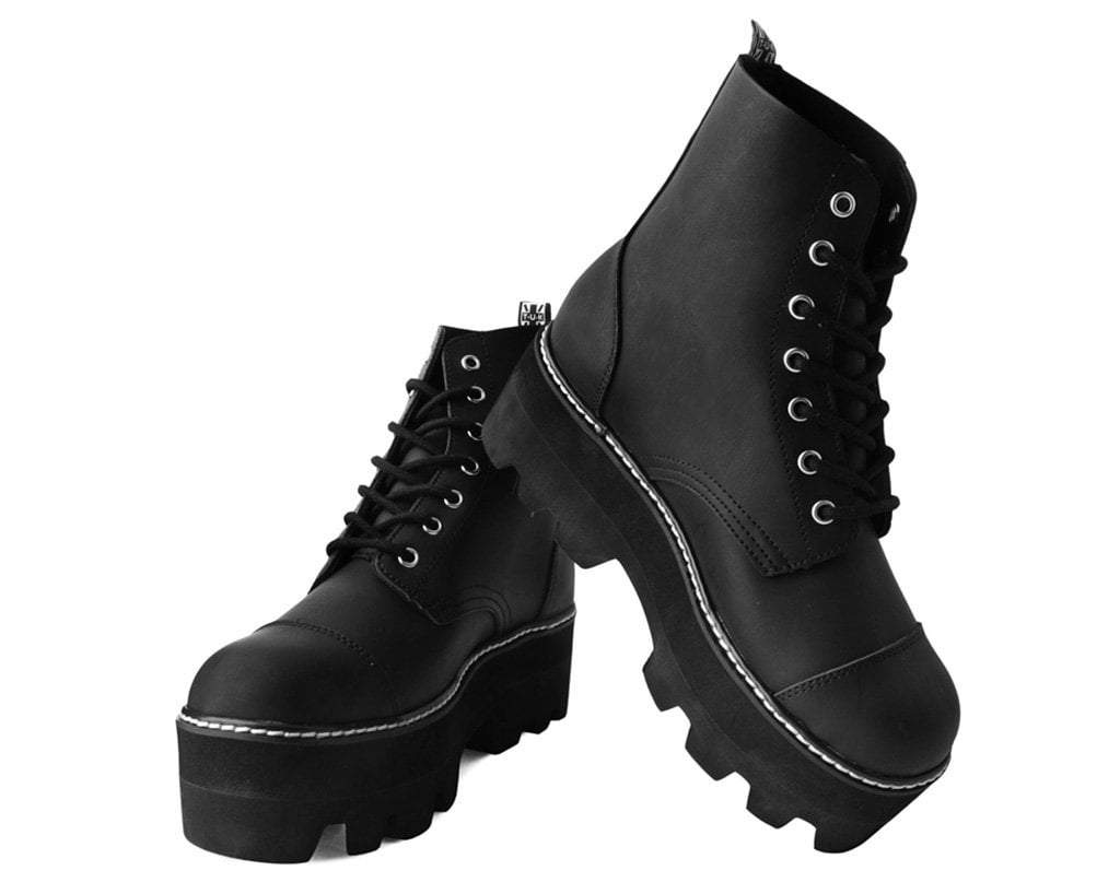 Black 7-Eye Dino Lug Sole Boot - Image 3