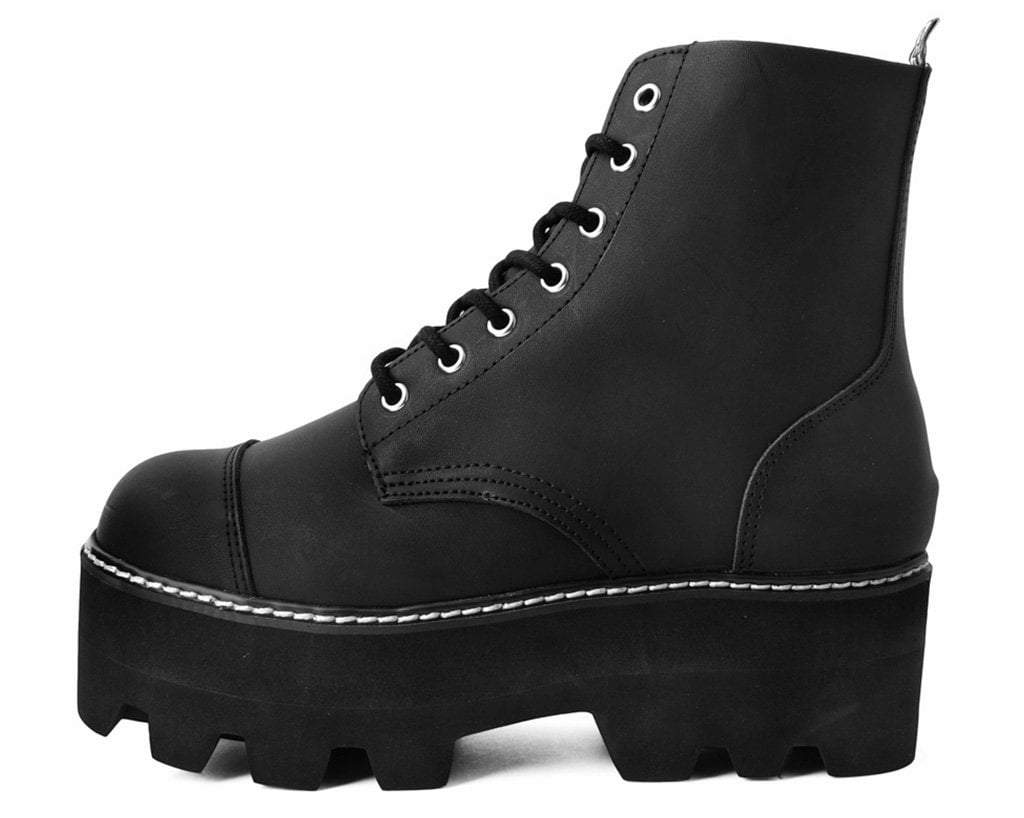 Black 7-Eye Dino Lug Sole Boot - Image 4