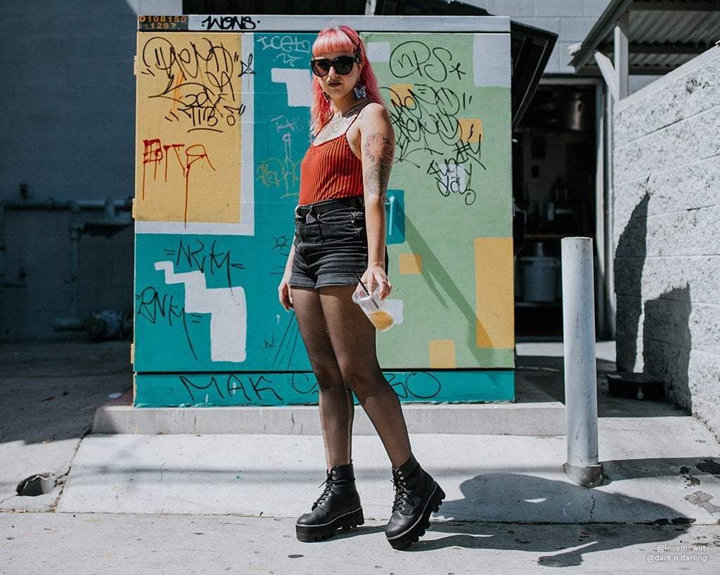 Black 7-Eye Dino Lug Sole Boot - Image 6