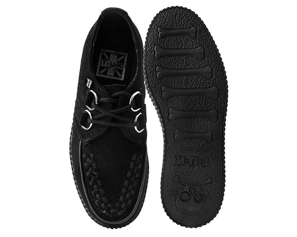 Black Suede Viva Low Creeper - Image 4