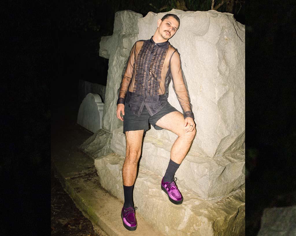 Violet Velvet Viva Mondo Creeper - Image 6