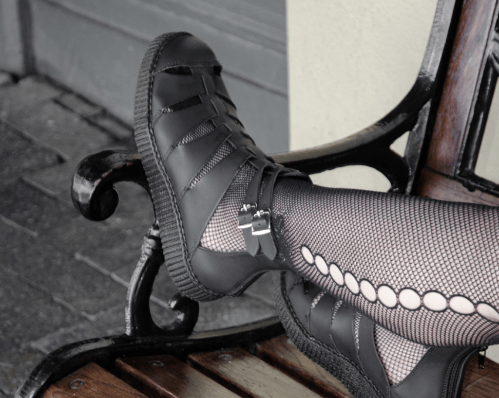 Black TUKskin™ Gladiator Viva Low Sandal - Image 7