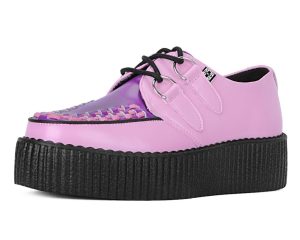 Pink & Purple Leather Viva Mondo Creeper