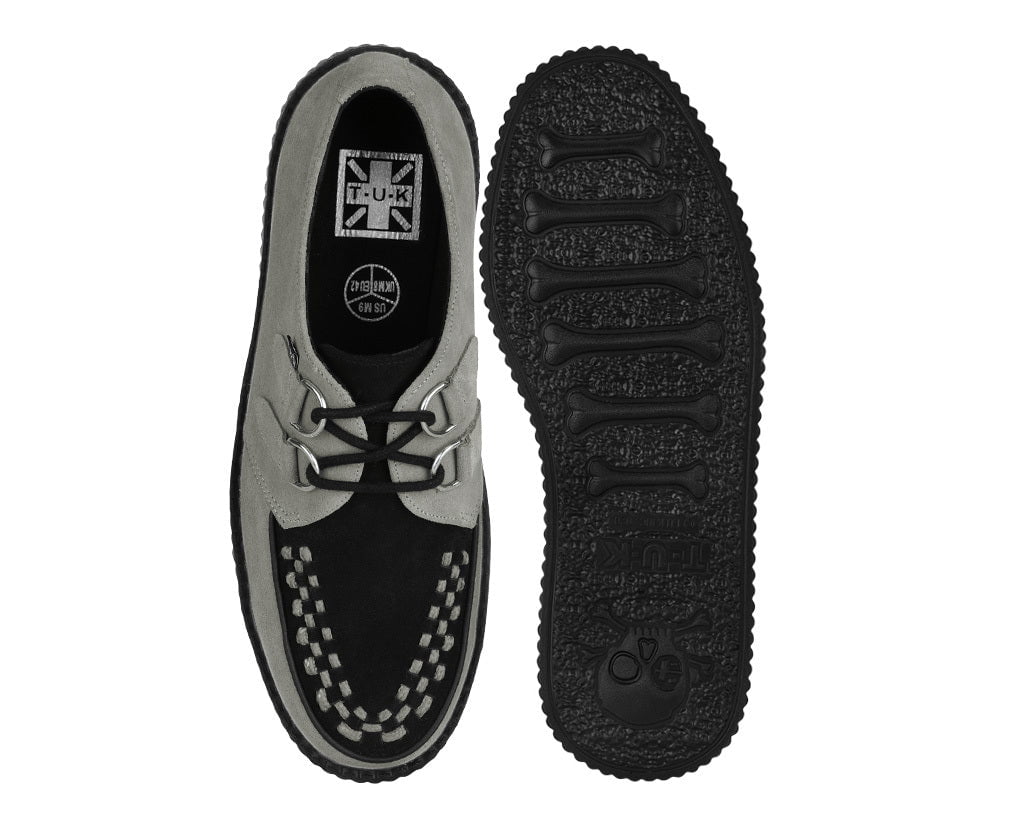 Taupe & Black Suede Viva Mondo Creeper - Image 6