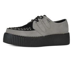 Taupe & Black Suede Viva Mondo Creeper