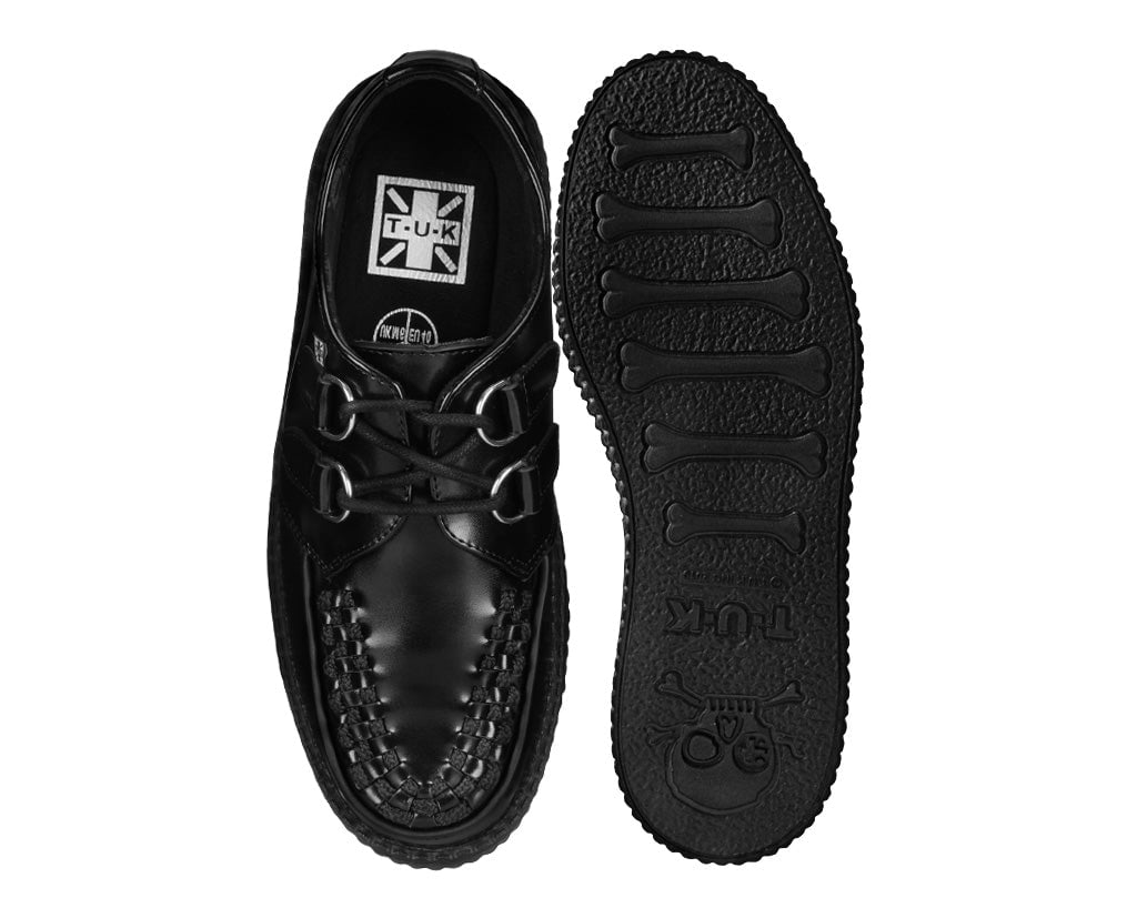 Black Leather Viva Mondo Creeper - Image 5