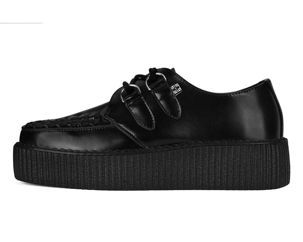 Black Leather Viva Mondo Creeper - Image 7