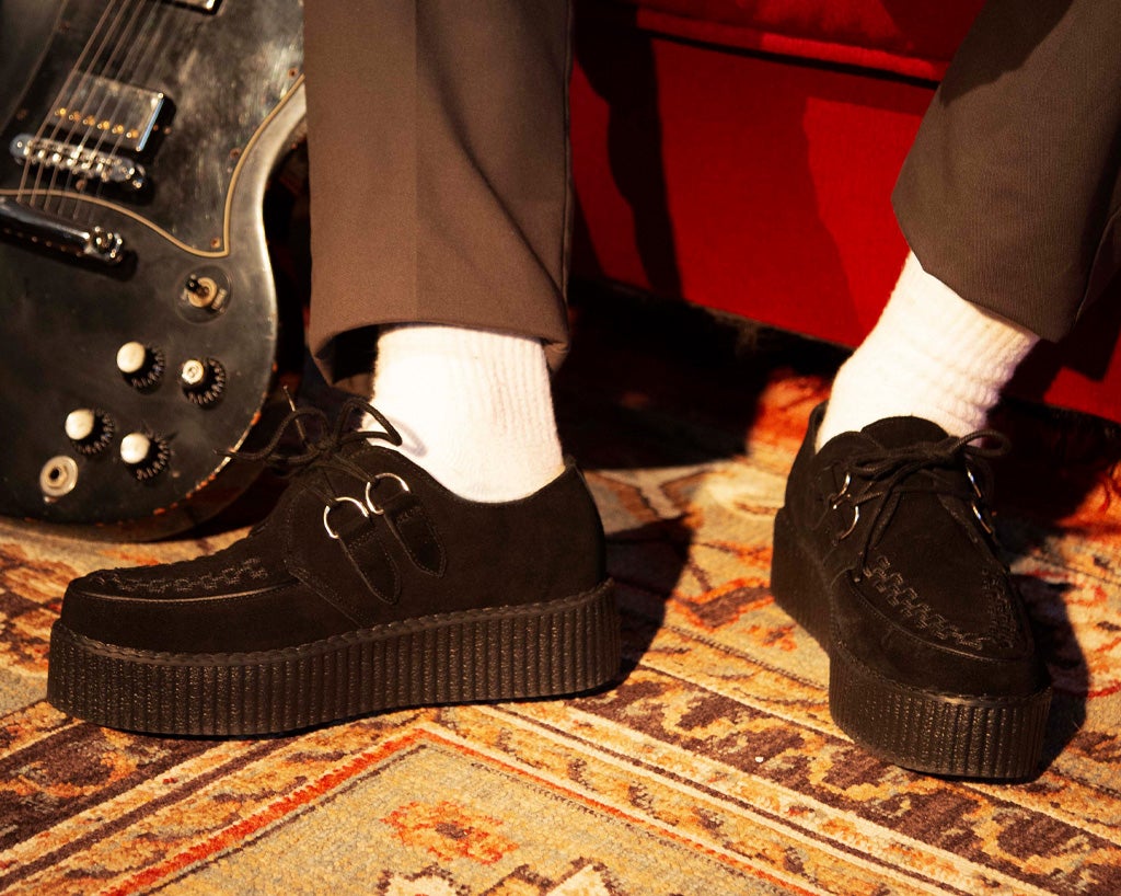 Black Suede Viva Mondo Creepers - Image 2