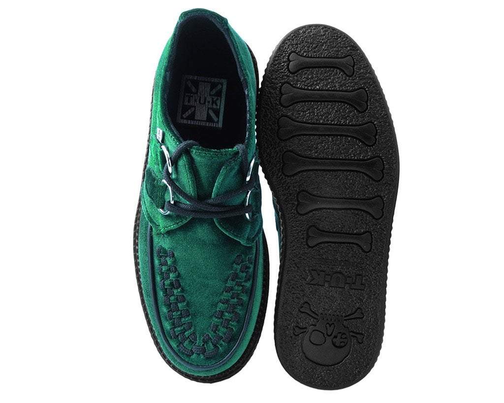 Emerald Green Velvet Viva Mondo Creeper - Image 6