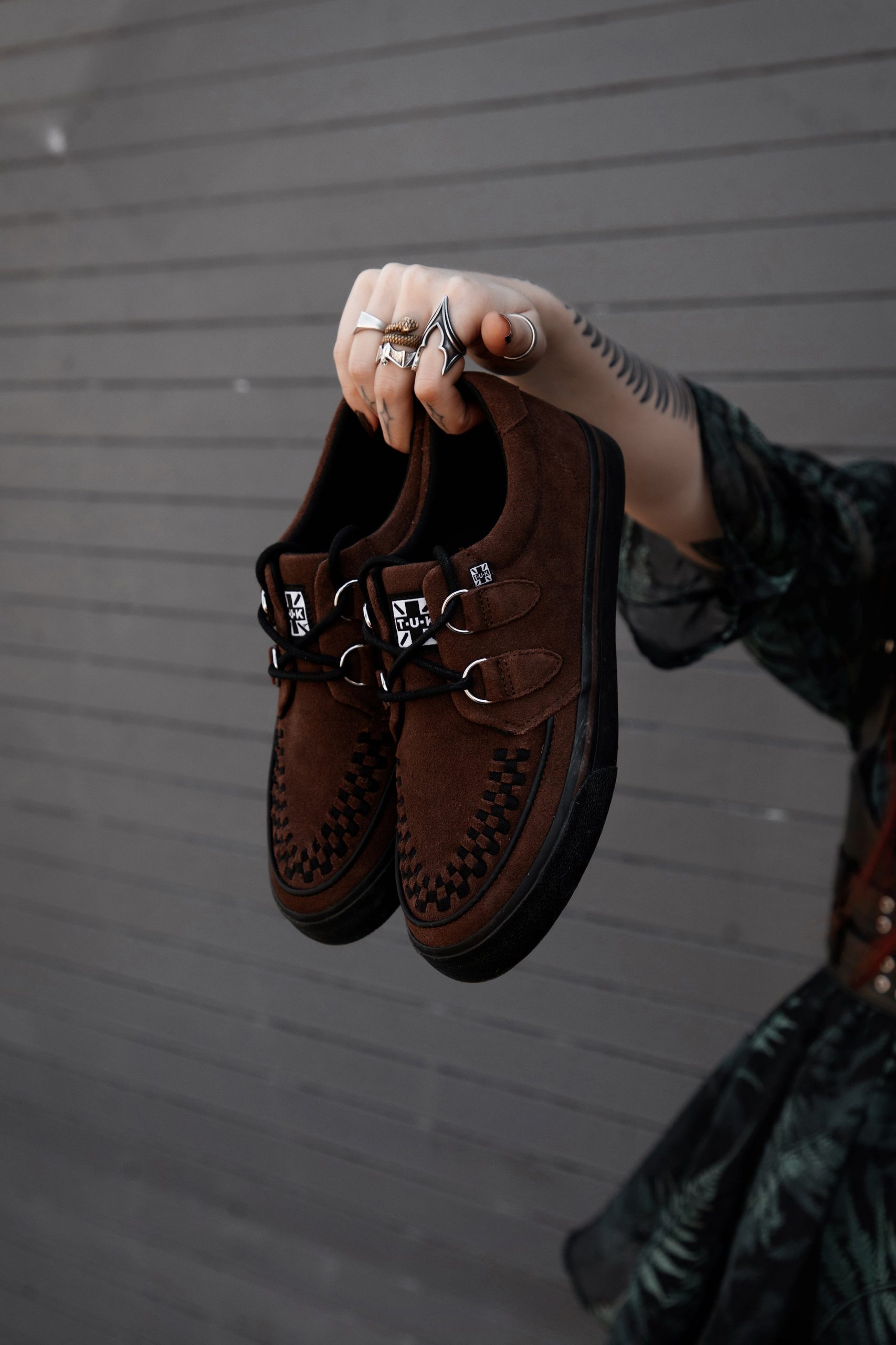 Brown Suede Creeper Sneaker - Image 2