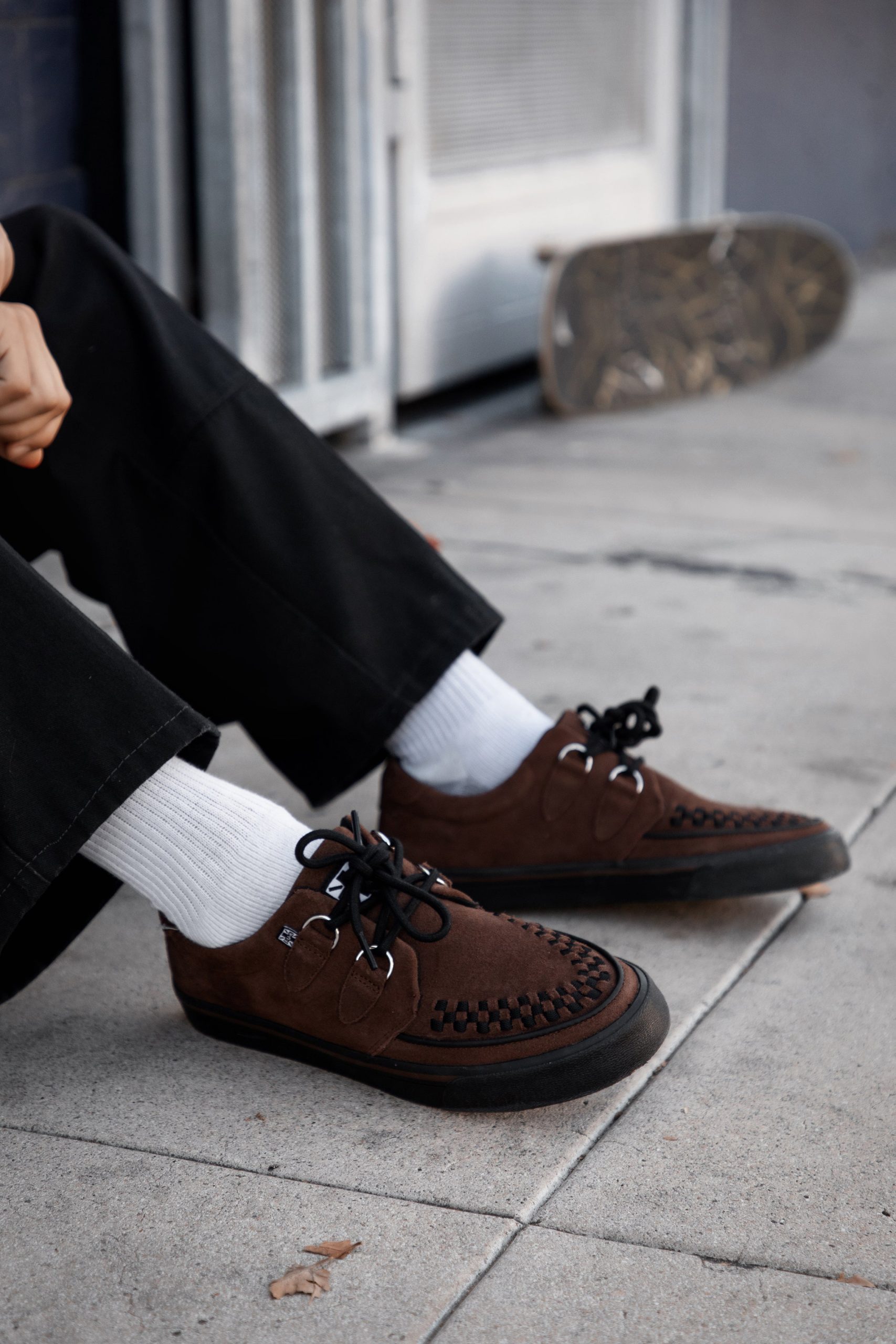 Brown Suede Creeper Sneaker - Image 6